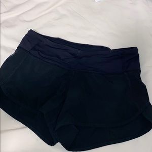 Black lululemon shorts